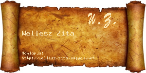 Wellesz Zita névjegykártya